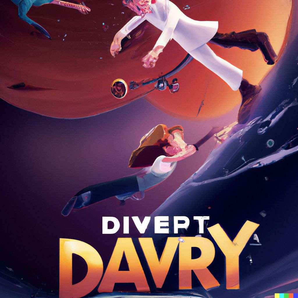 the discovery of gravity, promotional poster for a Disney movie